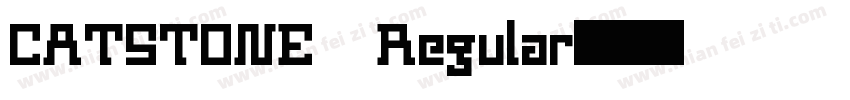 CATSTONE Regular字体转换